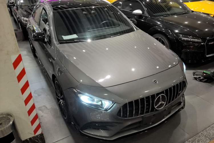 Used Mercedes-Benz A AMG 2020 Facelifted AMG A 35 4MATIC Front Right 45 Deg