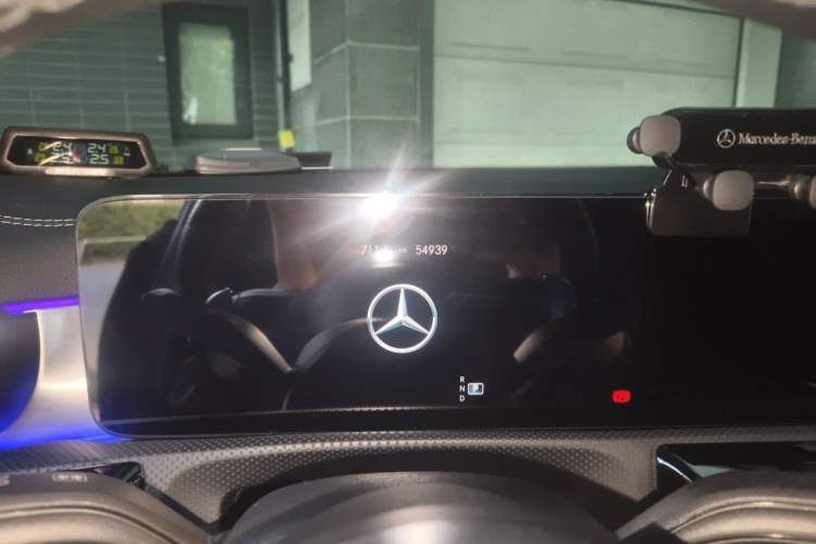 Used Mercedes-Benz A AMG 2020 AMG A 35 4MATIC Odometer Close Up