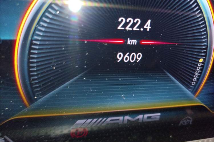 Used Mercedes-Benz A AMG 2020 Facelifted AMG A 35 4MATIC Odometer Close Up