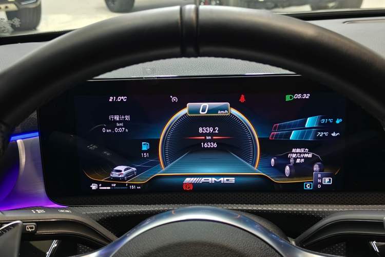 Used Mercedes-Benz A AMG 2020 Facelifted AMG A 35 4MATIC Odometer Close Up