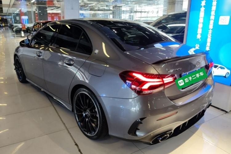 Used Mercedes-Benz A AMG 2020 AMG A 35 L 4MATIC Rear Left 45 Deg