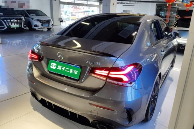 Used Mercedes-Benz A AMG 2020 AMG A 35 L 4MATIC Rear Right 45 Deg