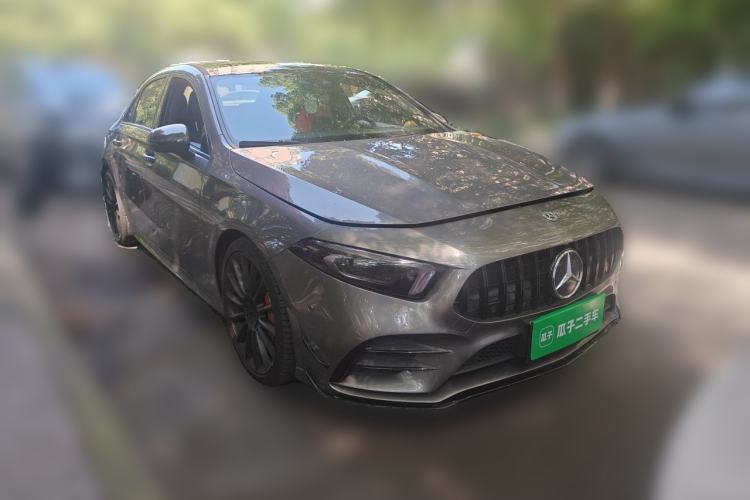 Used Mercedes-Benz A AMG 2020 AMG A 35 L 4MATIC Front Right 45 Deg