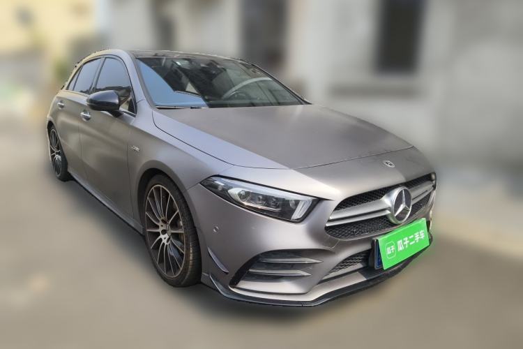 Used Mercedes-Benz A AMG 2020 Facelift AMG A 35 4MATIC First Edition Special Version Front Right 45 Deg