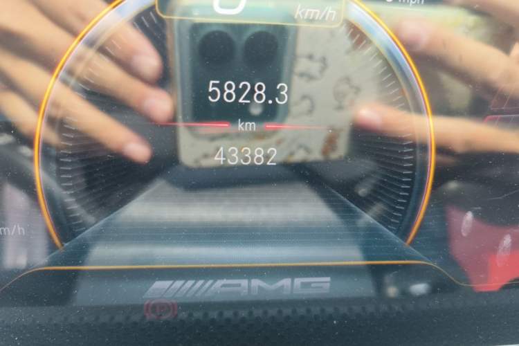 Used Mercedes-Benz A AMG 2020 Facelift AMG A 35 4MATIC First Edition Special Version Odometer Close Up