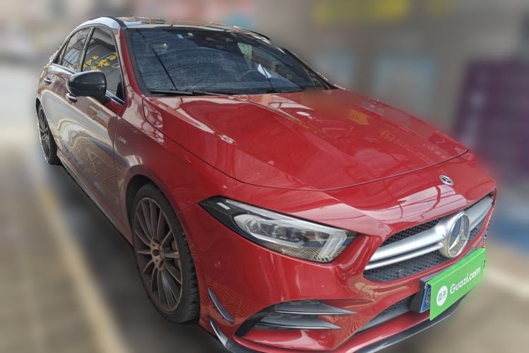 Used Mercedes-Benz A AMG 2020 AMG A 35 L 4MATIC Front Right 45 Deg