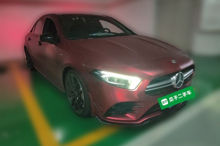 Used Mercedes-Benz A AMG 2020 AMG A 35 L 4MATIC Front Right 45 Deg