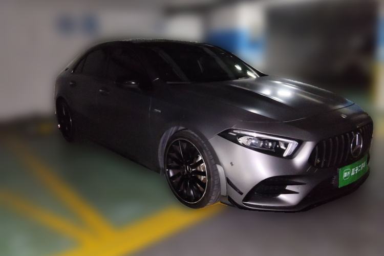 Used Mercedes-Benz A AMG 2020 AMG A 35 L 4MATIC Front Right 45 Deg