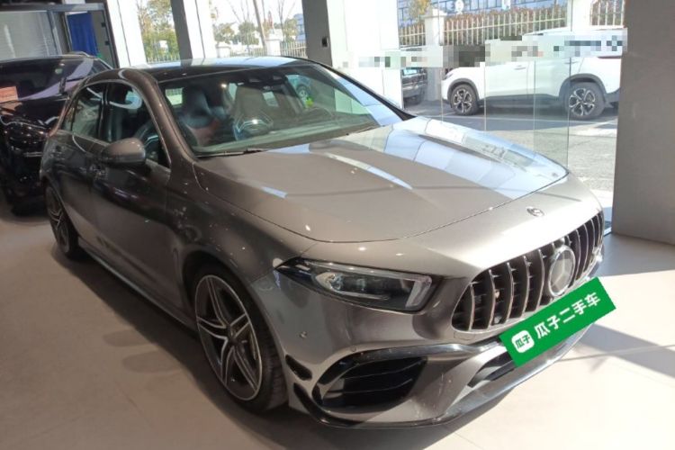Used Mercedes-Benz A AMG 2020 AMG A 45 4MATIC+ Front Right 45 Deg