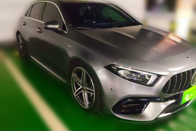 Used Mercedes-Benz A AMG 2020 AMG A 45 4MATIC+ Front Right 45 Deg