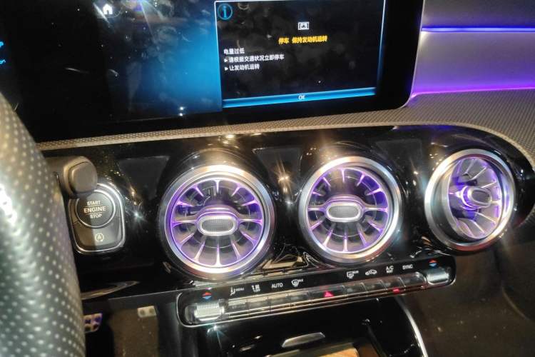 Used Mercedes-Benz A AMG 2020 AMG A 35 4MATIC Audio And AC Panel