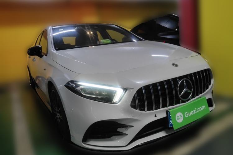 Used Mercedes-Benz A AMG 2020 AMG A 35 4MATIC Front Right 45 Deg