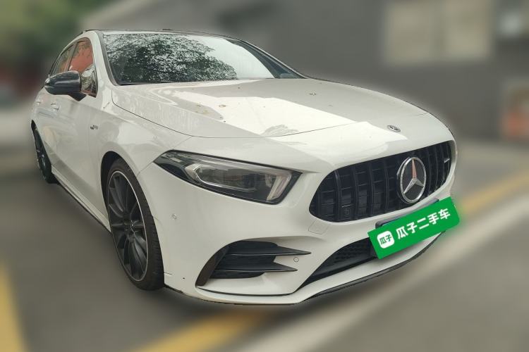Used Mercedes-Benz A AMG 2020 AMG A 35 4MATIC Front Right 45 Deg