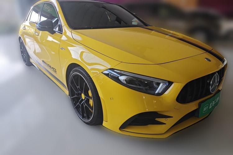 Used Mercedes-Benz A AMG 2020 AMG A 35 4MATIC Front Right 45 Deg