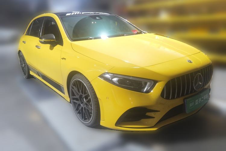 Used Mercedes-Benz A AMG 2020 AMG A 35 4MATIC Front Right 45 Deg