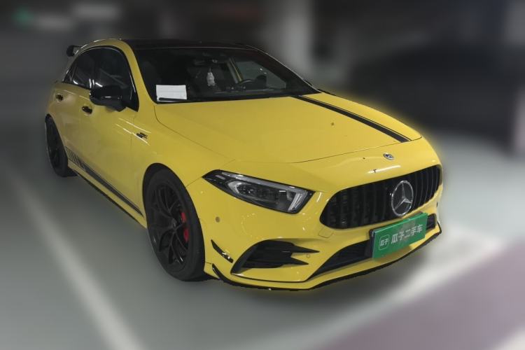 Used Mercedes-Benz A AMG 2020 Facelifted AMG A 35 4MATIC Front Right 45 Deg
