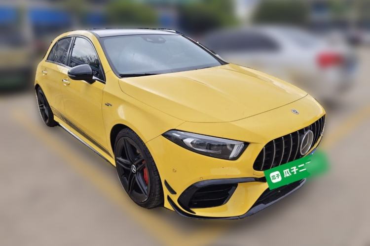 Used Mercedes-Benz A AMG 2020 Facelifted AMG A 45 S 4MATIC+ Front Right 45 Deg