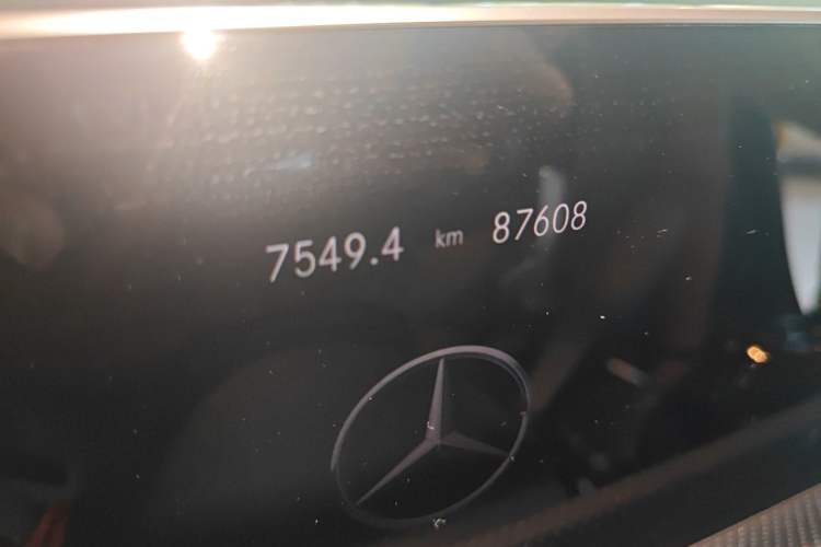 Used Mercedes-Benz A AMG 2020 AMG A 35 4MATIC Odometer Close Up
