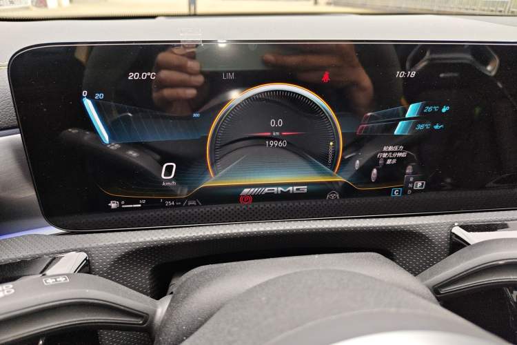 Used Mercedes-Benz A AMG 2020 Facelifted AMG A 45 S 4MATIC+ Odometer Close Up