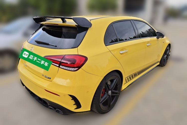 Used Mercedes-Benz A AMG 2020 Facelifted AMG A 45 S 4MATIC+ Rear Right 45 Deg