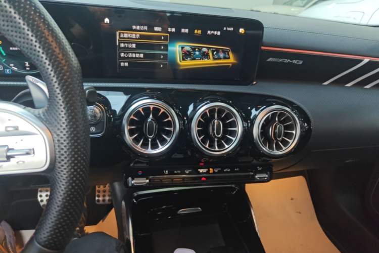 Used Mercedes-Benz A AMG 2021 AMG A 35 L 4MATIC Midnight Special Edition Audio And AC Panel