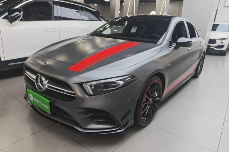 Used Mercedes-Benz A AMG 2021 AMG A 35 L 4MATIC Midnight Special Edition Guazi used car, China used car export, Used car for sale, Used  cars, Cheapest cars for sale