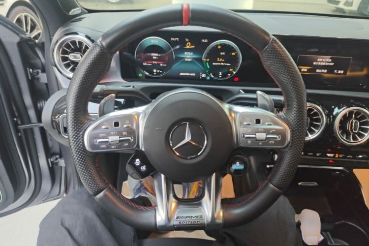 Used Mercedes-Benz A AMG 2021 AMG A 35 L 4MATIC Midnight Special Edition Steering Wheel