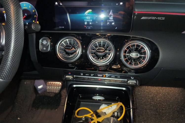 Used Mercedes-Benz A AMG 2021 AMG A 35 L 4MATIC Midnight Special Edition Audio And AC Panel