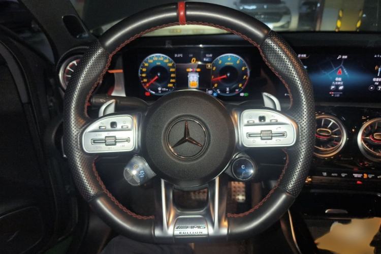 Used Mercedes-Benz A AMG 2021 AMG A 35 L 4MATIC Midnight Special Edition Steering Wheel