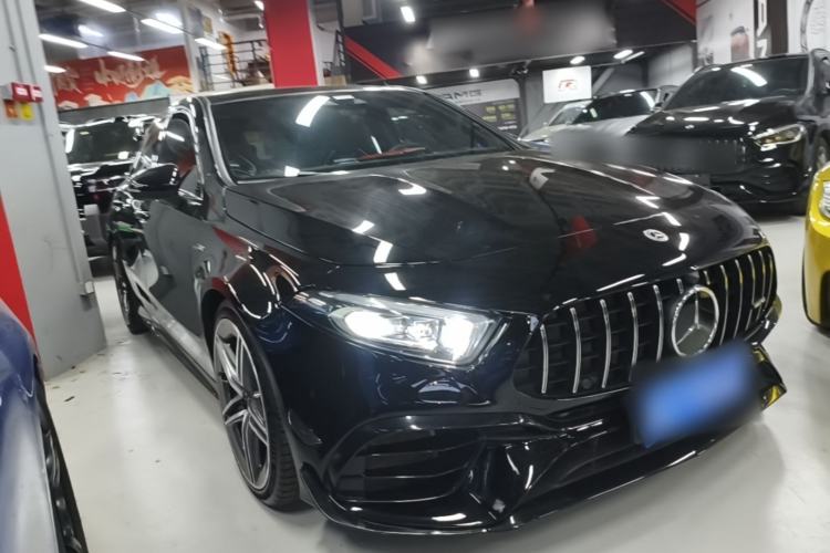 Used Mercedes-Benz A AMG 2022 AMG A 45 4MATIC+ Front Right 45 Deg