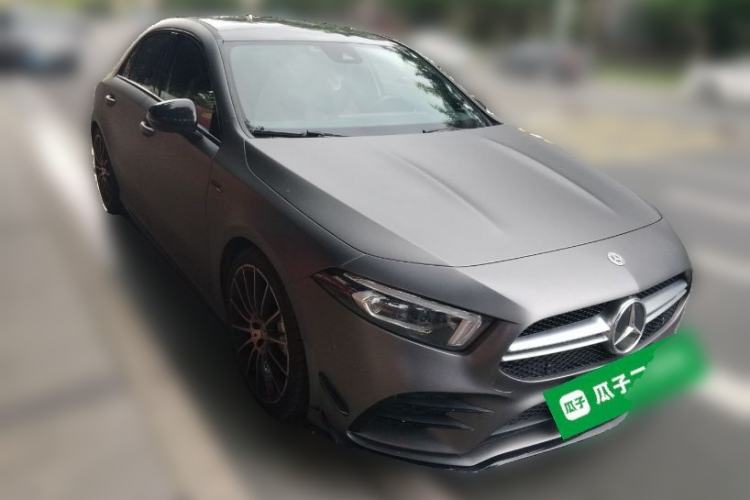 Used Mercedes-Benz A AMG 2022 AMG A 35 L 4MATIC Front Right 45 Deg