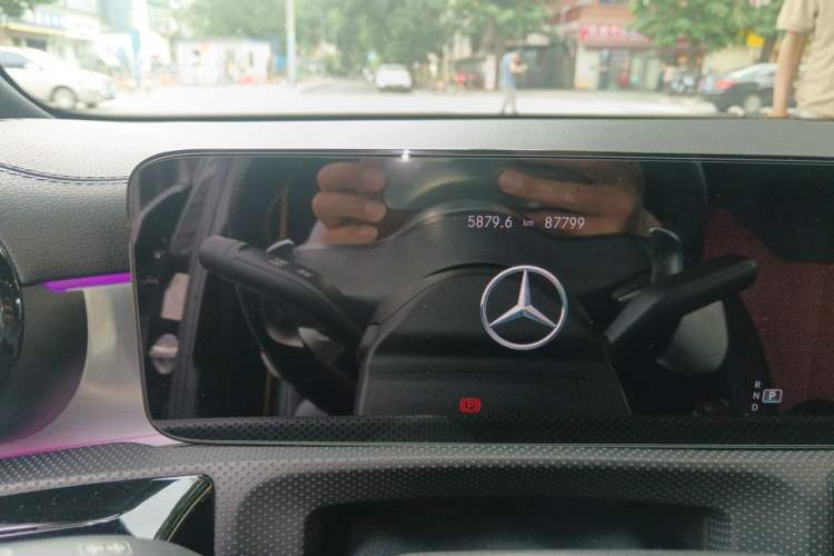 Used Mercedes-Benz A AMG 2022 AMG A 35 4MATIC Odometer Close Up