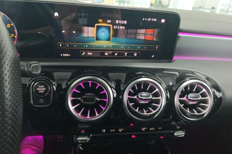 Used Mercedes-Benz A AMG 2022 AMG A 35 L 4MATIC Audio And AC Panel