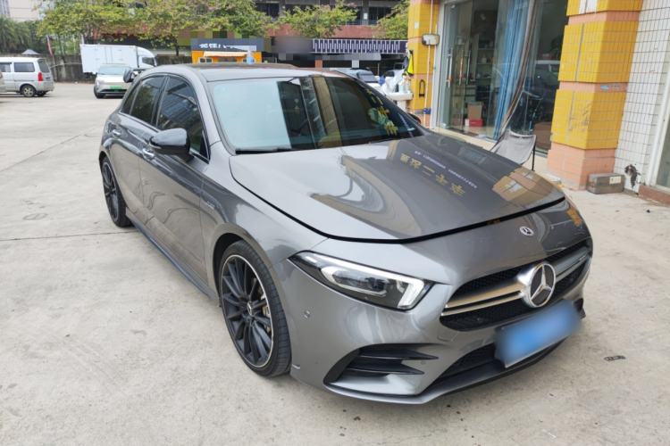 Used Mercedes-Benz A AMG 2022 AMG A 35 4MATIC Front Right 45 Deg