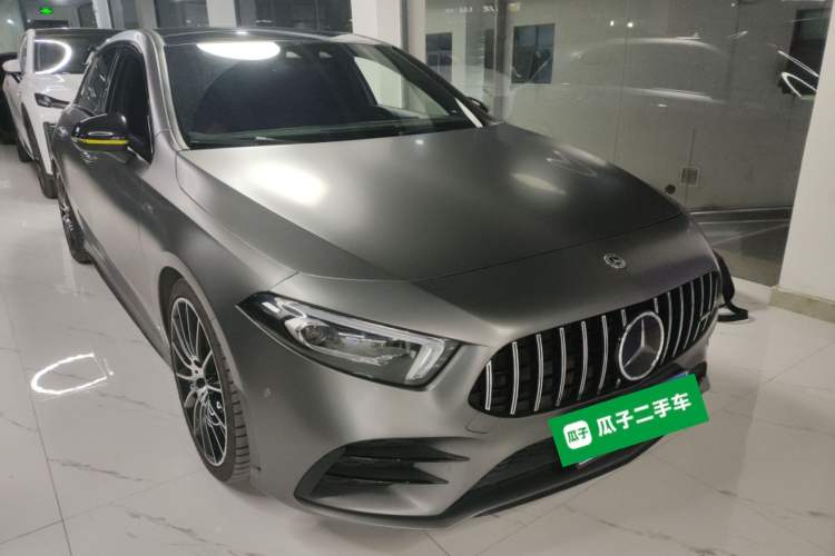 Used Mercedes-Benz A AMG 2022 AMG A 35 4MATIC Front Right 45 Deg