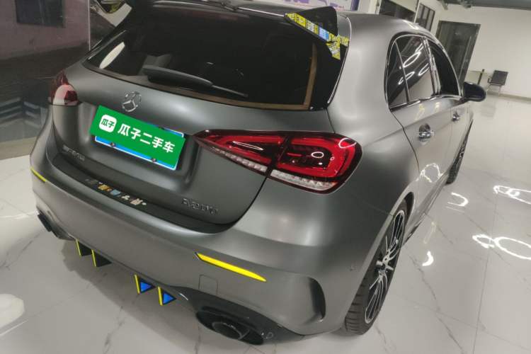 Used Mercedes-Benz A AMG 2022 AMG A 35 4MATIC Rear Right 45 Deg