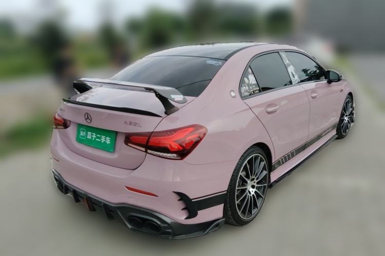 Used Mercedes-Benz A AMG 2022 AMG A 35 L 4MATIC Rear Right 45 Deg