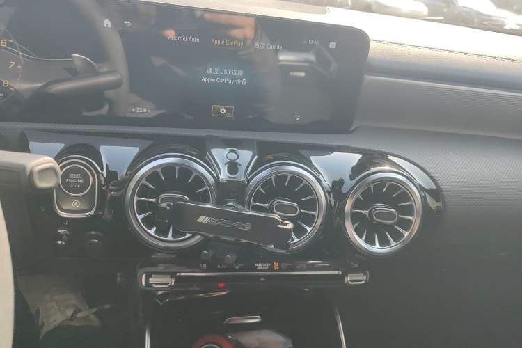 Used Mercedes-Benz A AMG 2022 AMG A 45 4MATIC+ Audio And AC Panel