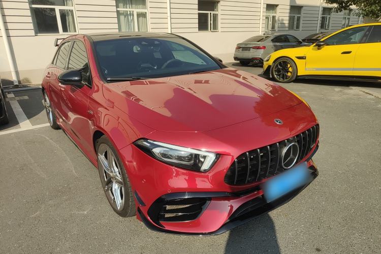 Used Mercedes-Benz A AMG 2022 AMG A 45 4MATIC+ Front Right 45 Deg
