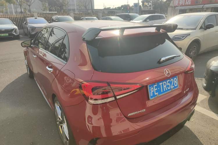 Used Mercedes-Benz A AMG 2022 AMG A 45 4MATIC+ Rear Left 45 Deg