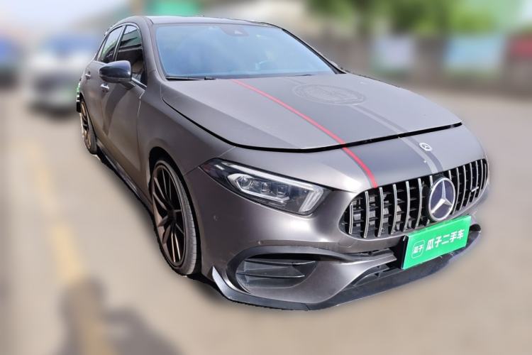 Used Mercedes-Benz A AMG 2022 AMG A 35 4MATIC Front Right 45 Deg