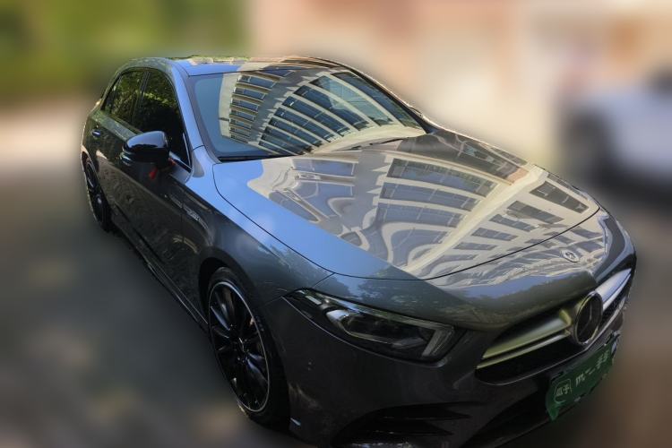 Used Mercedes-Benz A AMG 2022 AMG A 35 4MATIC Front Right 45 Deg