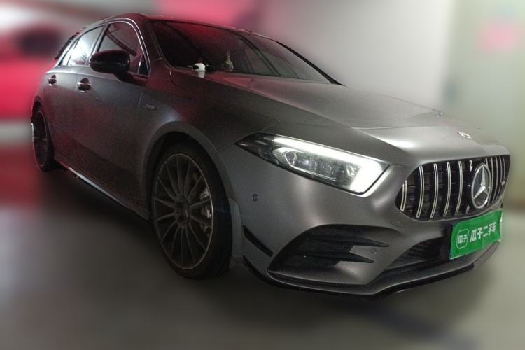 Used Mercedes-Benz A AMG 2022 AMG A 35 4MATIC Front Right 45 Deg
