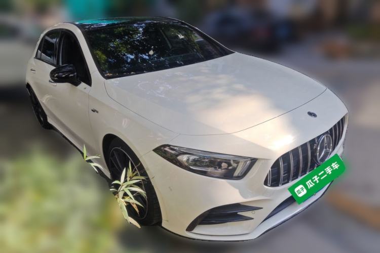 Used Mercedes-Benz A AMG 2022 AMG A 35 4MATIC Front Right 45 Deg