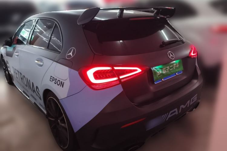 Used Mercedes-Benz A AMG 2022 AMG A 35 4MATIC Rear Left 45 Deg