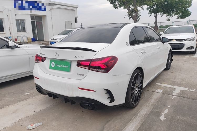 Used Mercedes-Benz A AMG 2022 AMG A 35 L 4MATIC Rear Right 45 Deg