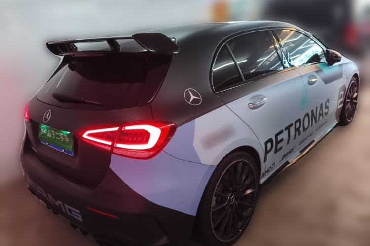 Used Mercedes-Benz A AMG 2022 AMG A 35 4MATIC Rear Right 45 Deg