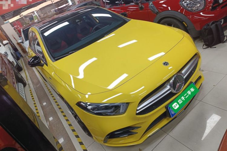 Used Mercedes-Benz A AMG 2022 AMG A 35 4MATIC Front Right 45 Deg