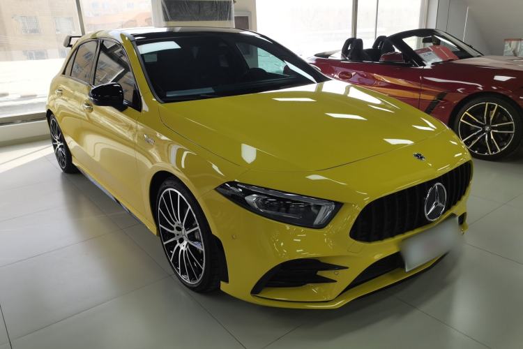 Used Mercedes-Benz A AMG 2022 AMG A 35 4MATIC Front Right 45 Deg