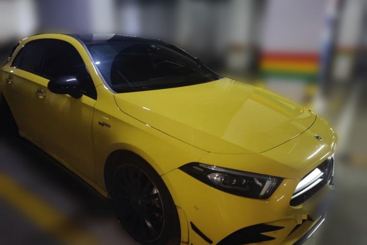 Used Mercedes-Benz A AMG 2022 AMG A 35 4MATIC Front Right 45 Deg